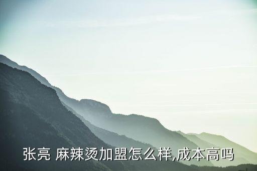 张亮 麻辣烫加盟怎么样,成本高吗