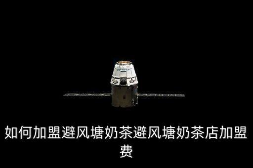 如何加盟避风塘奶茶避风塘奶茶店加盟费