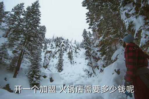 开一个加盟 火锅店需要多少钱呢