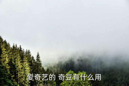 爱奇艺的 奇豆有什么用