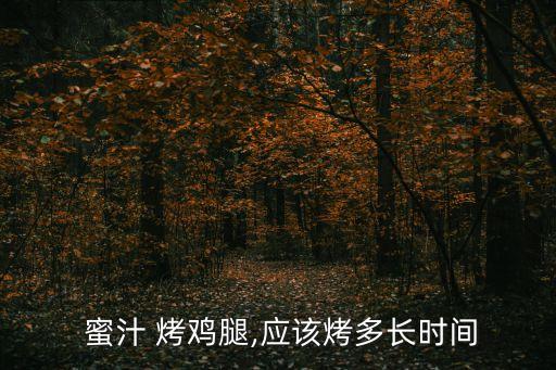 蜜汁 烤鸡腿,应该烤多长时间