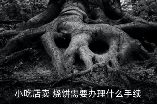小吃店卖 烧饼需要办理什么手续