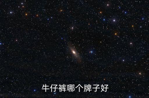  牛仔裤哪个牌子好