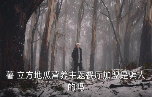 薯 立方地瓜营养主题餐厅加盟是骗人的吗