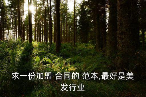护肤加盟费合同范本