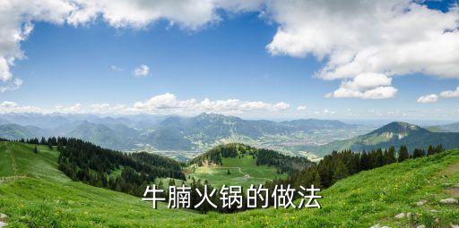  牛腩火锅的做法