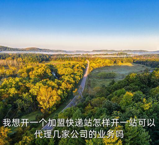 我想开一个加盟快递站怎样开一站可以代理几家公司的业务吗